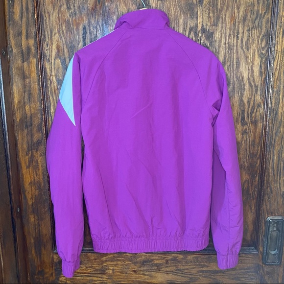 Reebok purple full zip windbreaker jacket - Picture 6 of 7